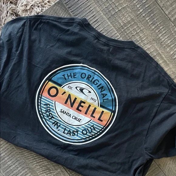 4 Men’s O'Neill Dark Blue, Black, Red Surf Tees - Picture 7 of 10